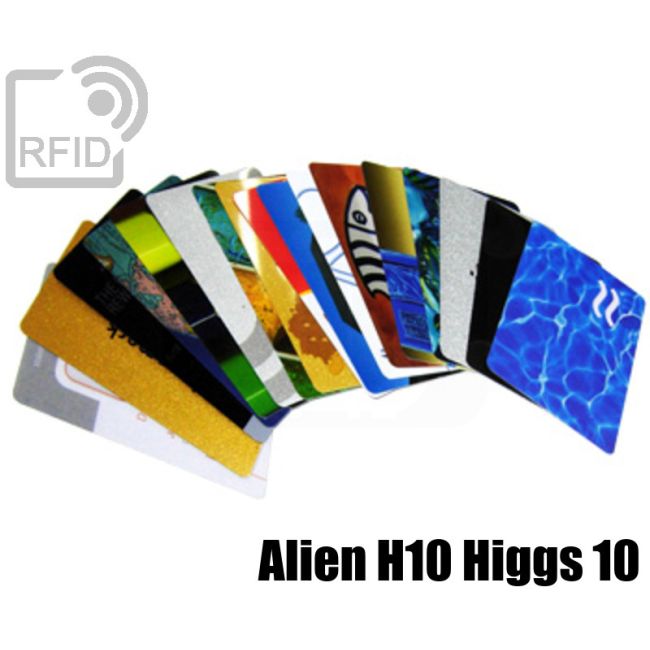 CR02C64 Customized RFID Card Alien H10 Higgs 10 swatch