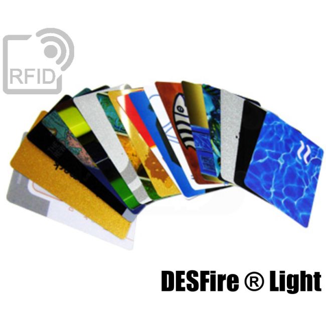 CR02C92 Customized RFID Card NFC Desfire ® Light swatch