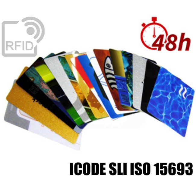 CR03C11 48H printing RFID cards NFC ICode SLI iso 15693 swatch