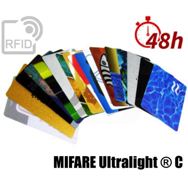 CR03C47 48H printing RFID cards NFC Mifare Ultralight ® C swatch