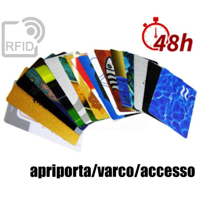 CR03C71 48H printing RFID cards apriporta-varco-accesso swatch