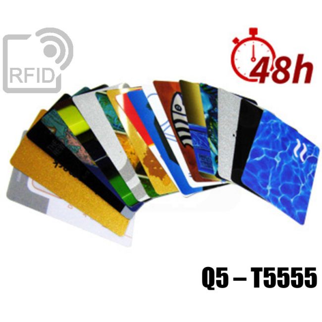 CR03C72 48H RFID-Druckkartenkarten Q5 – T5555 swatch