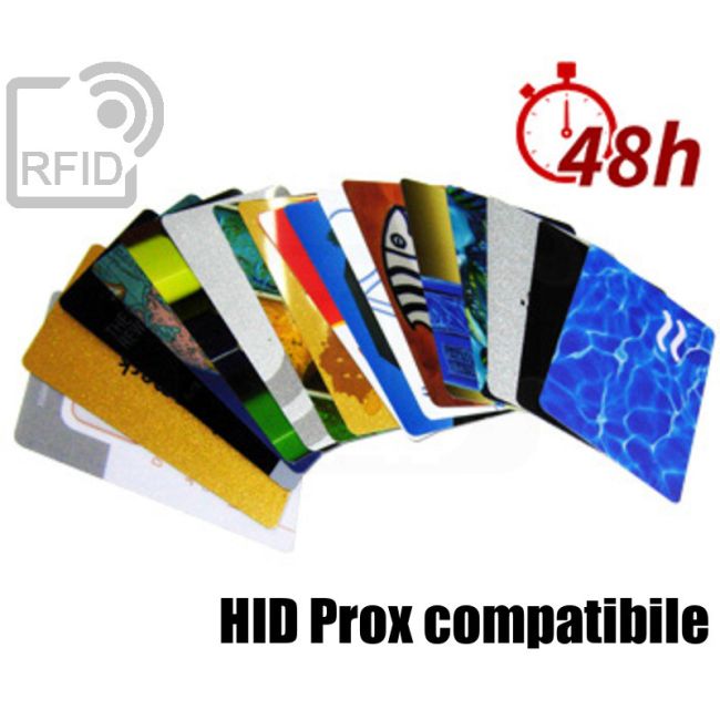 CR03C76 48H printing RFID cards HID Prox compatibile swatch