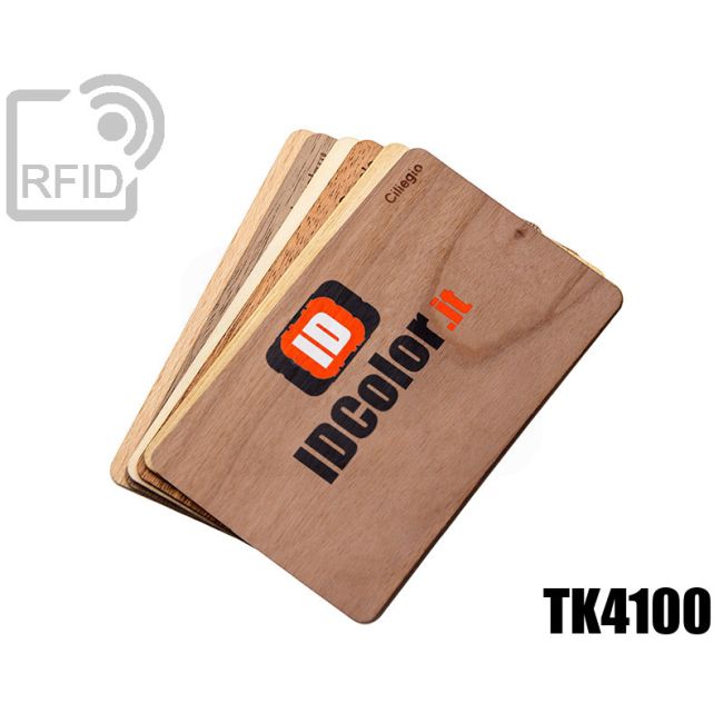 CR04C01 Tessere in legno personalizzate RFID TK4100 swatch
