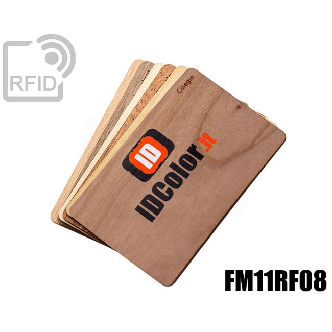 CR04C07 Tessere in legno personalizzate RFID FM11RF08 swatch