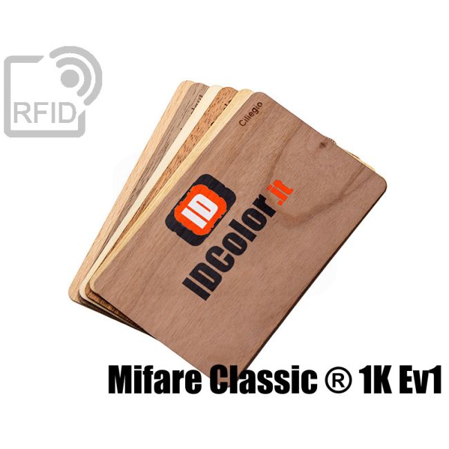 CR04C08 RFID customized wooden cards Mifare Classic ® 1K Ev1 swatch