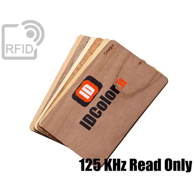 CR04C19 Personalisierte RFID-Holzkarten 125 KHz Read Only swatch