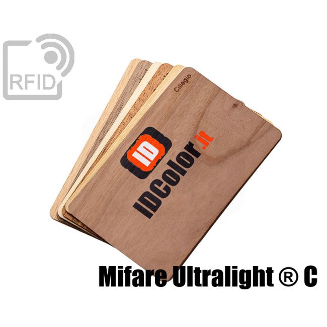 CR04C47 RFID customized wooden cards NFC Mifare Ultralight ® C swatch