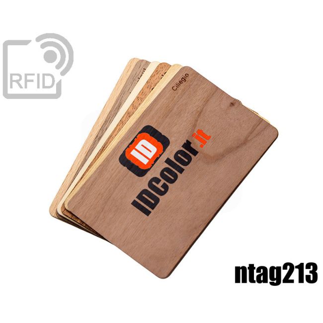 CR04C67 Tessere in legno personalizzate RFID NFC ntag213 swatch