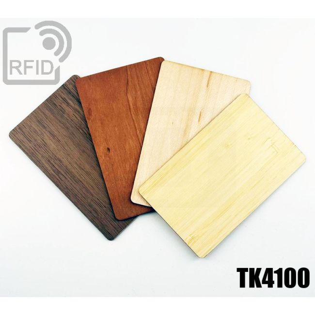 CR05C01 Tessere card in legno RFID TK4100 thumbnail