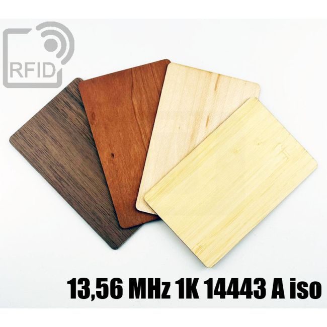 CR05C23 Tessere card in legno RFID 13