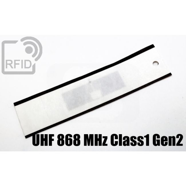 EC02C81 Rectangular 75 x 20 mm Labels UHF 868 MHz Class1 Gen2 thumbnail