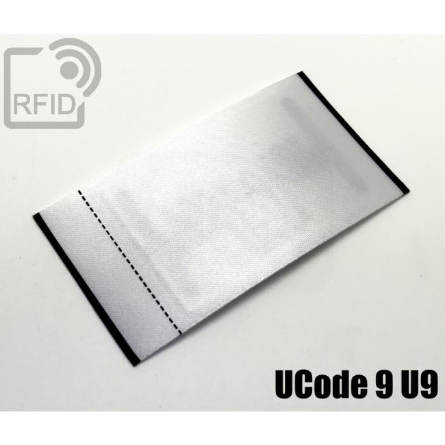 EC03C38 Satin labels 40 x 75 mm UCode 9 U9 thumbnail