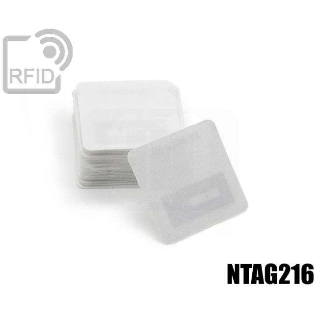 EC04C68 Nylon tags 25 x 25 mm NFC ntag216 thumbnail