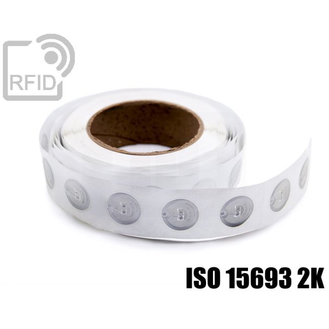 EH02C24 Transparent RFID Labels diam.30 mm NFC ISO 15693 2K swatch