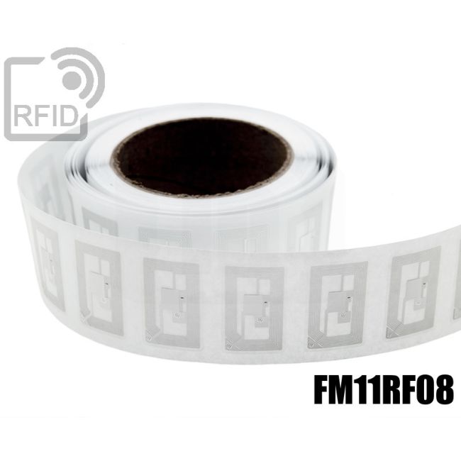 EH05C07 Transparent RFID Labels 40 x 25 mm FM11RF08 thumbnail