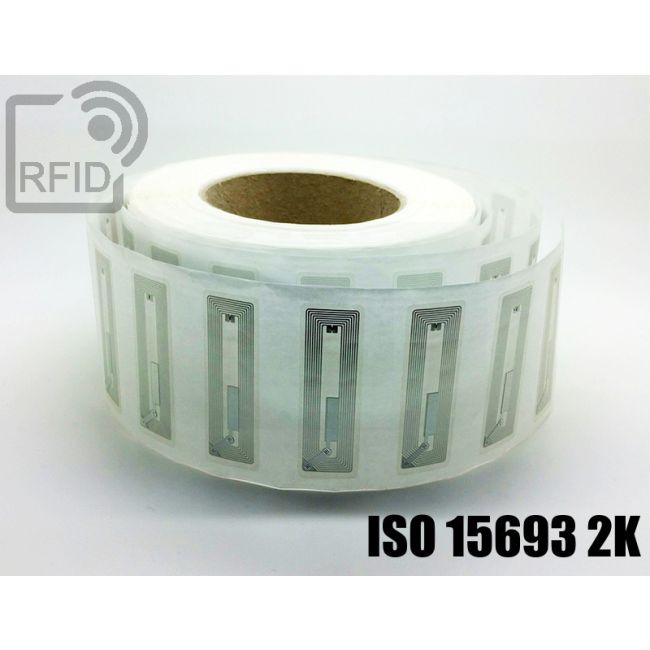 EH20C24 Transparent RFID Labels  56 x 18 mm NFC ISO 15693 2K thumbnail
