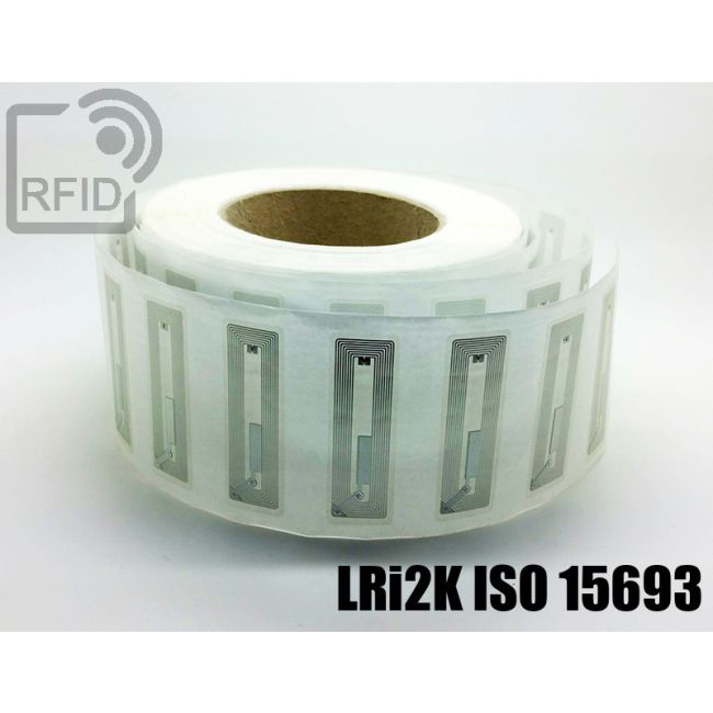 EH20C86 Transparent RFID Labels  56 x 18 mm LRi2K ISO 15693 thumbnail