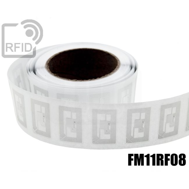 EH22C07 Transparent RFID Labels 21 x 12 mm FM11RF08 thumbnail