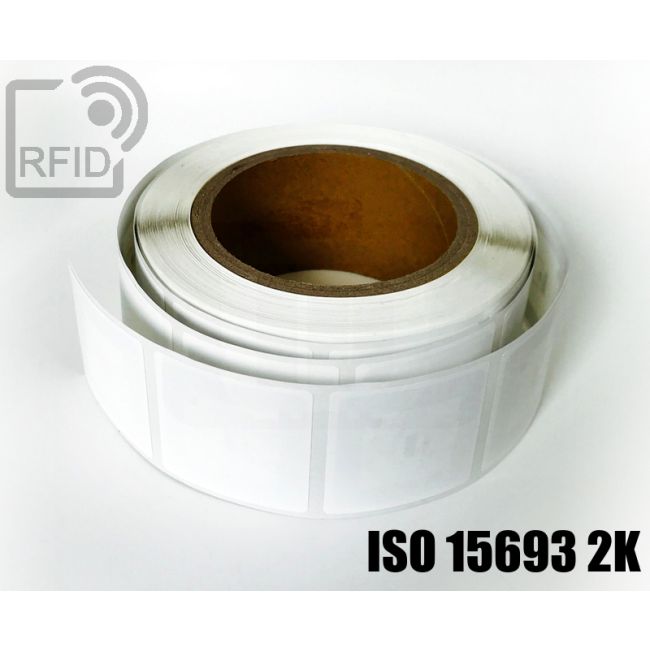 ES03C24 Etichette 50 x 50 mm RFID per biblioteche NFC ISO 15693 2K thumbnail
