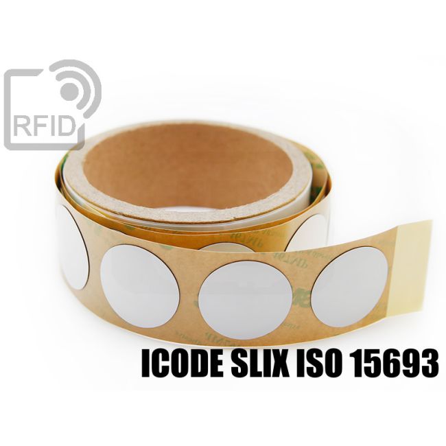 ES04C53 Etichette 30 mm diam. RFID antimetallo ICode SLIX iso 15693 thumbnail