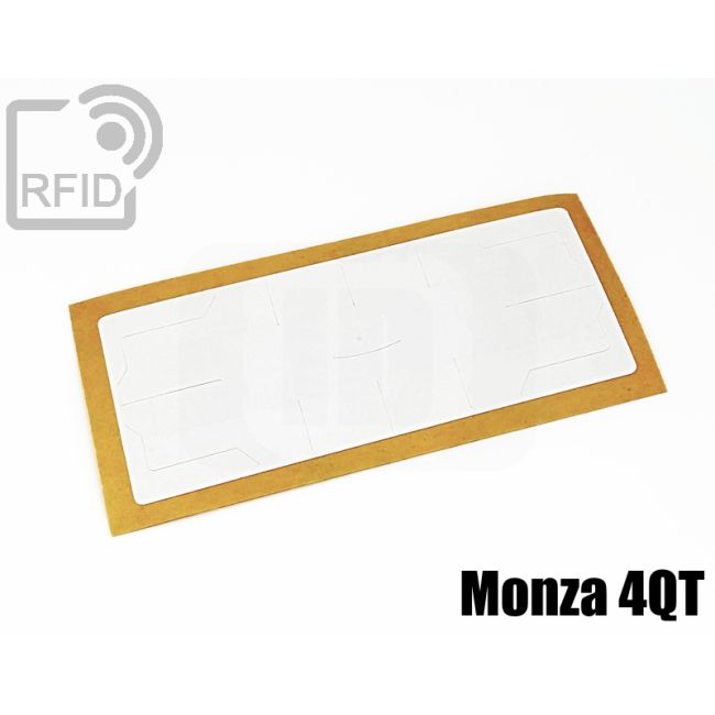 ES07C70 110 x 45 mm tamper-resistant RFID labels Monza 4QT thumbnail