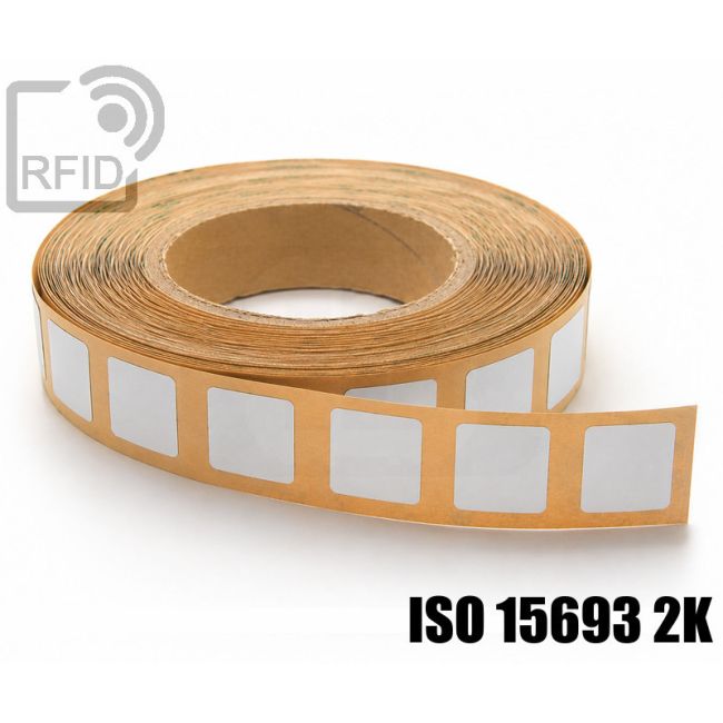 ES22C24 Etiquetas RFID antimetal 25 x 25 mm NFC ISO 15693 2K