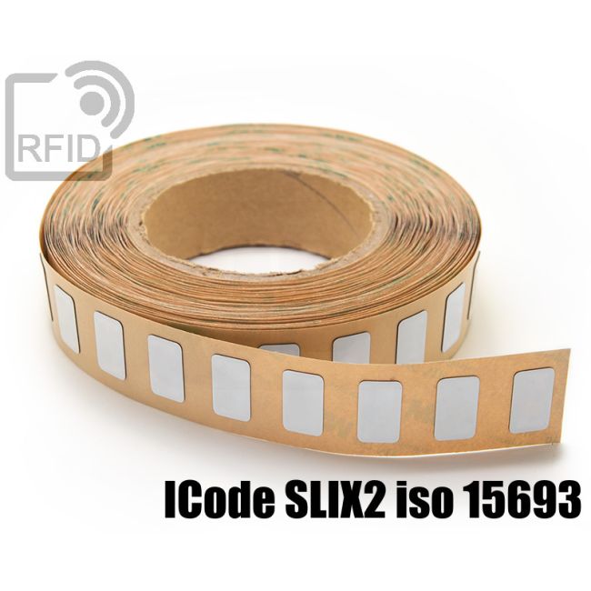 ES22C85 Etichette 25 x 25 mm RFID antimetallo NFC ICode SLIX2 iso 15693 thumbnail