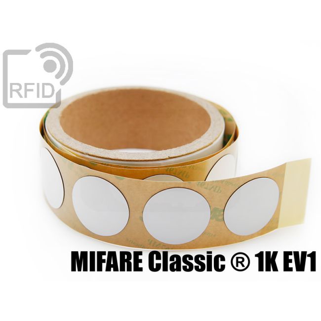 ES23C08 Etichette 25 mm diam. RFID antimetallo Mifare Classic ® 1K Ev1 thumbnail