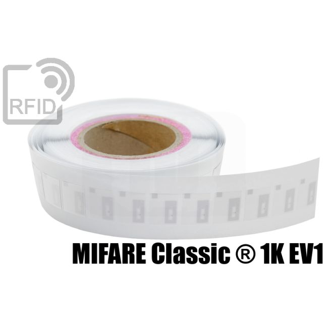 ES28C08 RFID textile labels 20 x 25 mm nylon Mifare Classic ® 1K Ev1 thumbnail