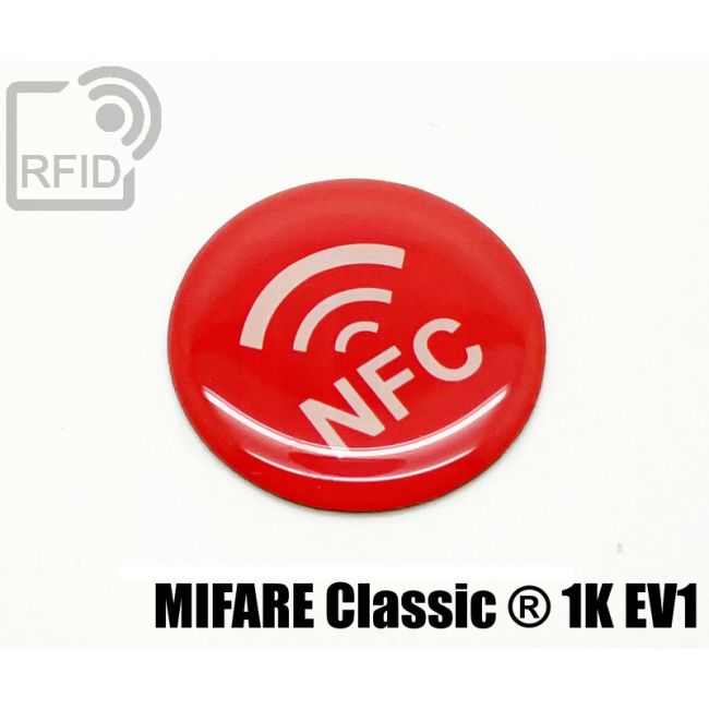 ES31C08 Etichette 30 mm diam. RFID resina Mifare Classic ® 1K Ev1 thumbnail