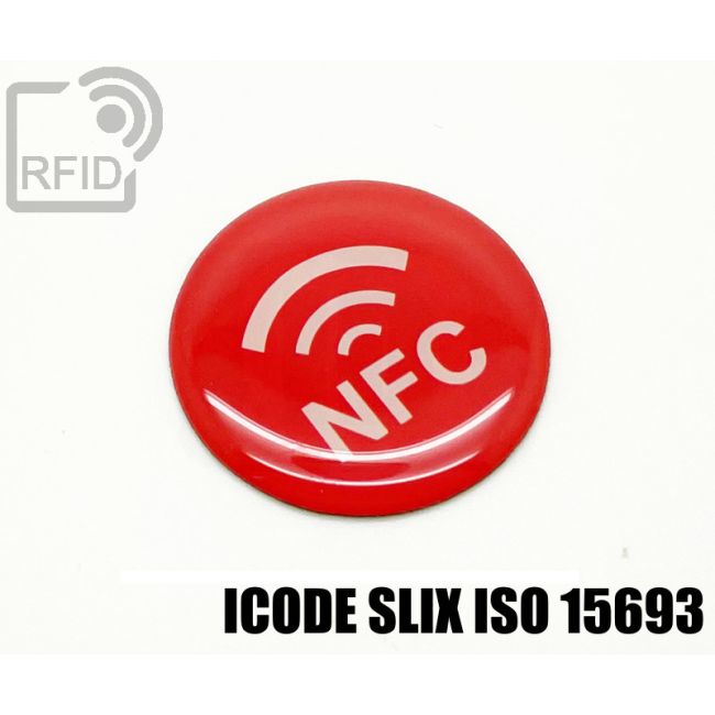 ES31C53 Resin RFID labels 30 mm diam. ICode SLIX iso 15693 thumbnail