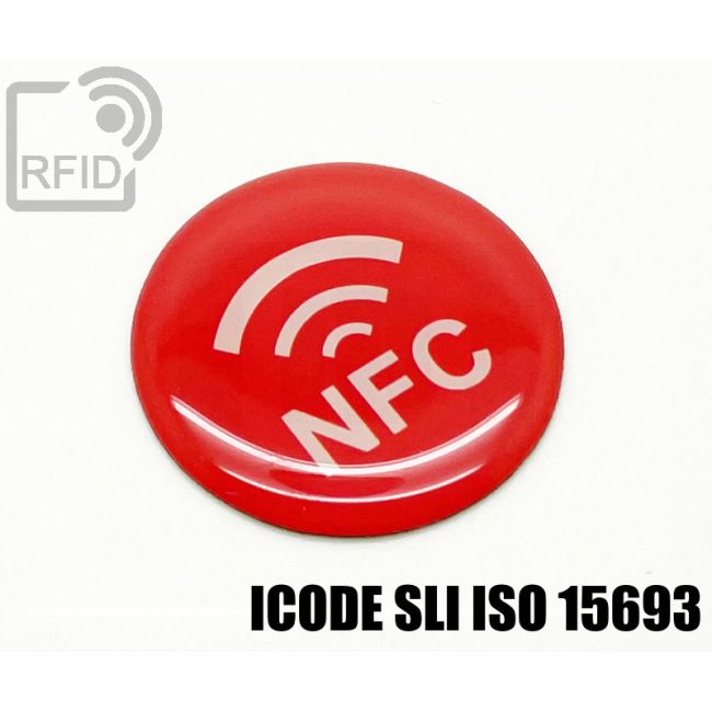 ES35C11 Resin RFID labels 35 mm diam. NFC ICode SLI iso 15693 thumbnail