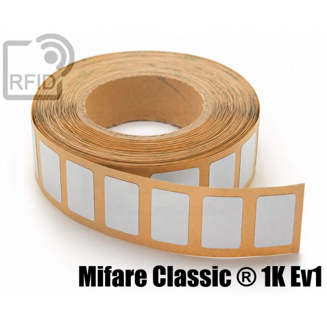 ES37C08 Etichette 35 x 18 mm RFID antimetallo Mifare Classic ® 1K Ev1