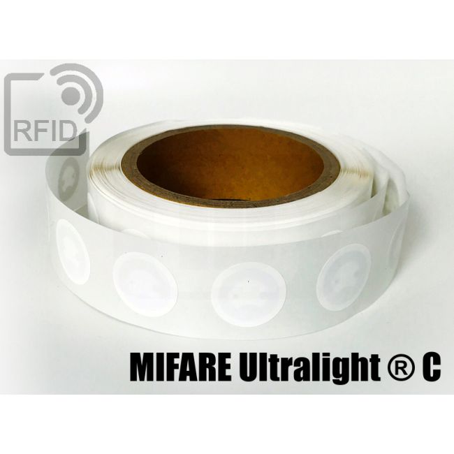 ET02C47 RFID labels diam. 30 mm NFC Mifare Ultralight ® C thumbnail
