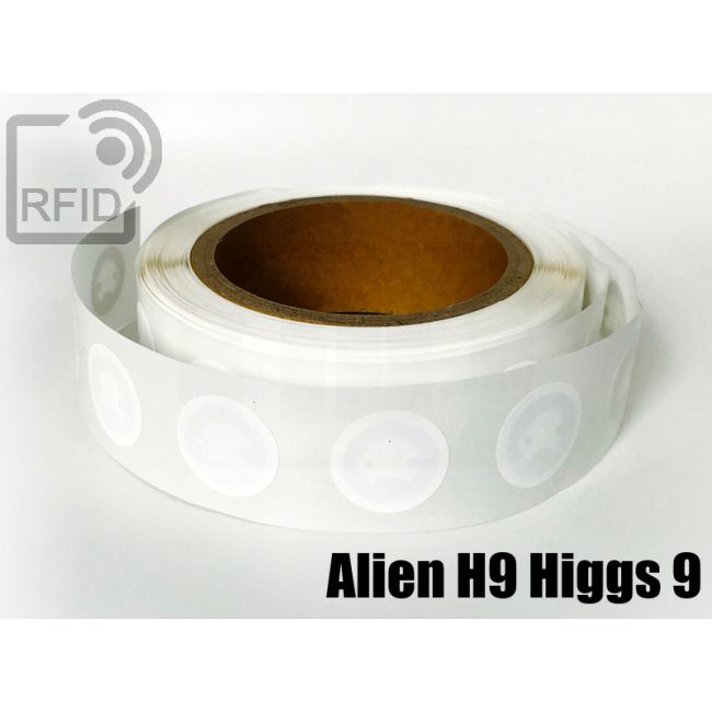 ET02C63 RFID labels diam. 30 mm Alien H9 Higgs 9 swatch