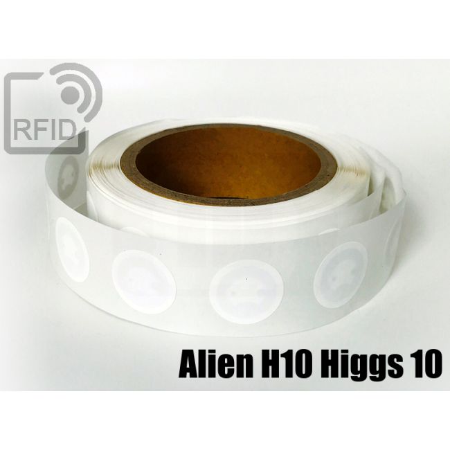 ET02C64 RFID labels diam. 30 mm Alien H10 Higgs 10 swatch