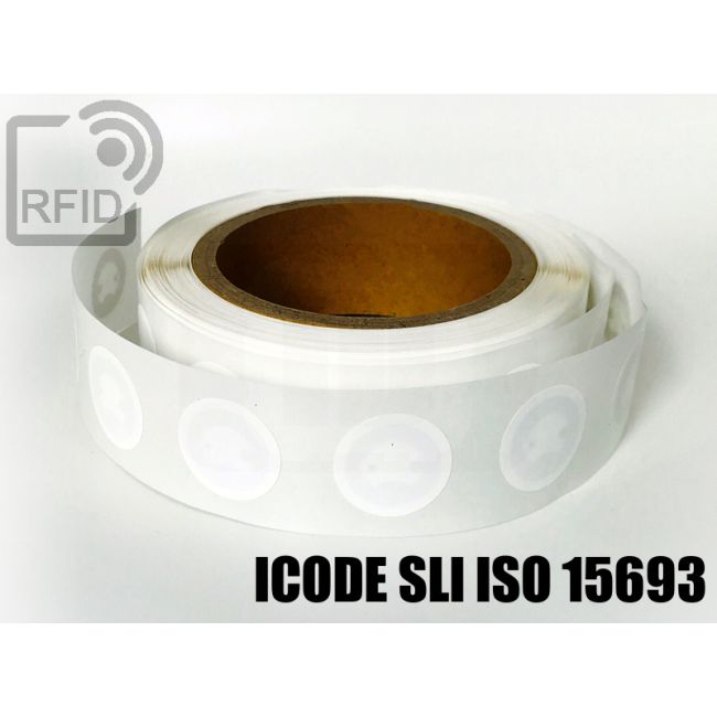 ET04C11 RFID labels diam. 25 mm NFC ICode SLI iso 15693 thumbnail