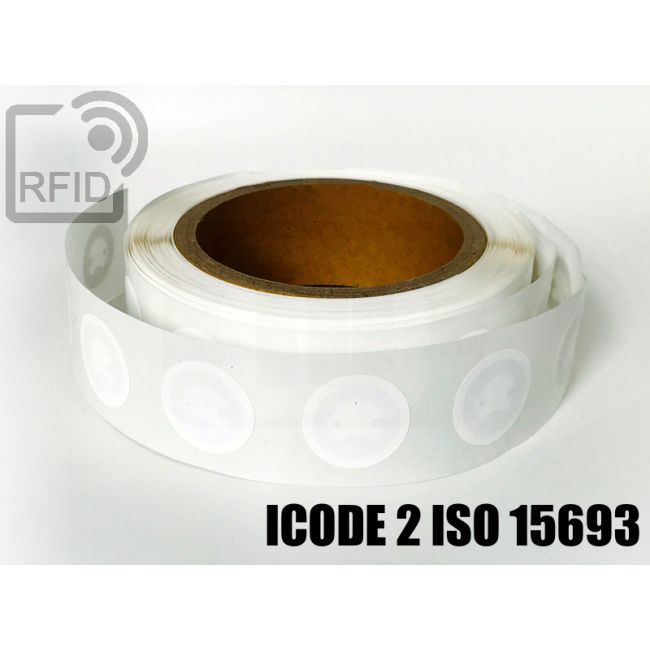ET04C51 RFID labels diam. 25 mm ICode 2 iso 15693 thumbnail