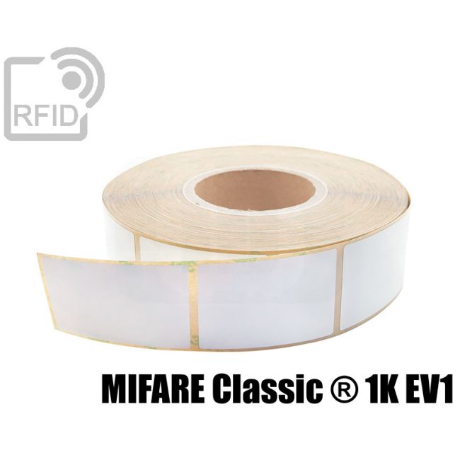 ET05C08 RFID Labels 40 x 25 mm Mifare Classic ® 1K Ev1 thumbnail