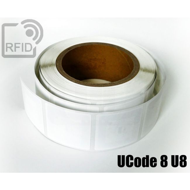 ET08C39 Etichette 100 x 15 mm RFID UCode 8 U8 swatch