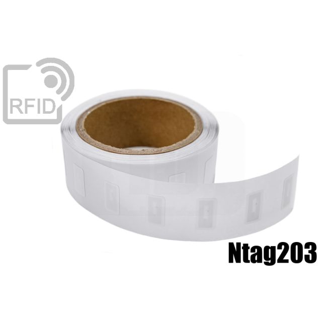 ET10C35 RFID Labels 21 x 12 mm NFC Ntag203 thumbnail