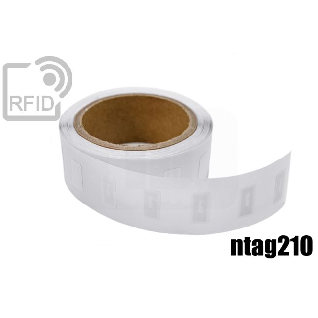 ET10C74 RFID Labels 21 x 12 mm NFC ntag210 thumbnail