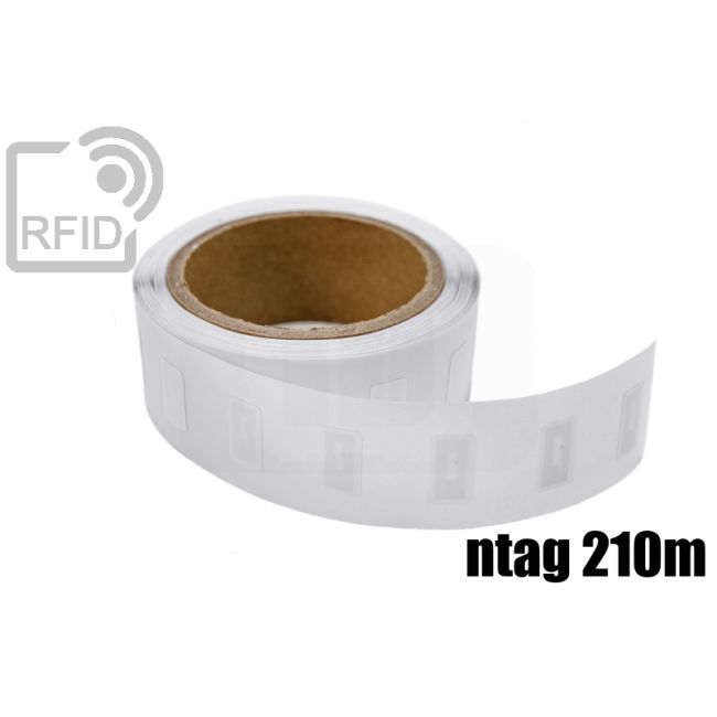 ET10C78 Étiquettes RFID 21 x 12 mm NFC ntag 210m thumbnail