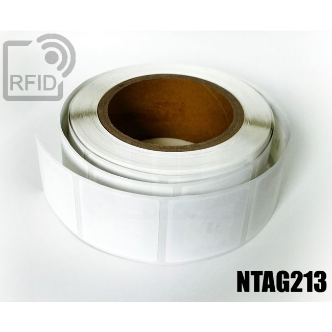 ET11C67 Etichette 44 x 44 mm RFID NFC ntag213 thumbnail