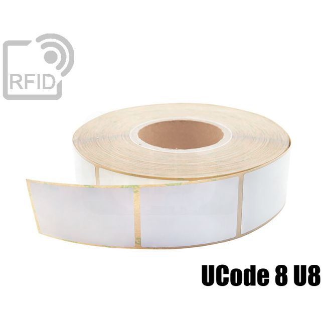 ET12C39 Etiquetas RFID 75 x 51 mm UCode 8 U8 swatch