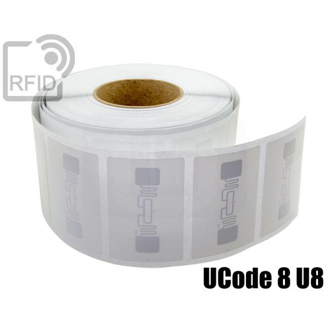 ET13C39 Etichette 85 x 54 mm RFID UCode 8 U8 swatch