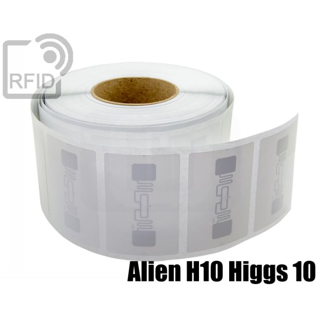 ET13C64 RFID Labels 85 x 54 mm Alien H10 Higgs 10 swatch
