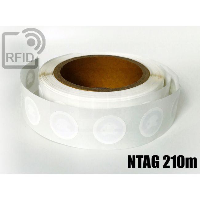 ET18C78 RFID-Etiketten Durchmesser 35 mm NFC ntag 210m thumbnail