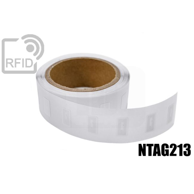 ET22C67 RFID Labels 12 x 21 mm NFC ntag213 thumbnail